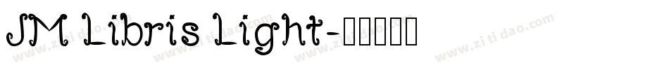 JM Libris Light字体转换